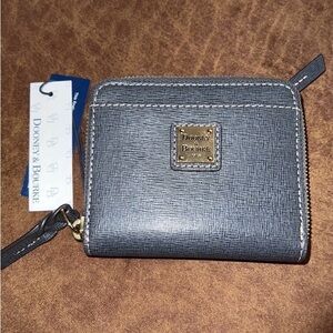 Dooney & Bourke Charcoal Leather Wallet